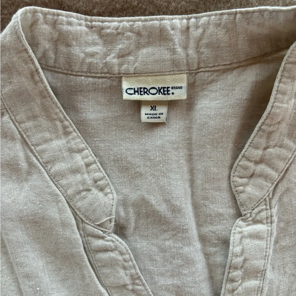 Vintage 90’s Linen Top - Picture 2 of 6